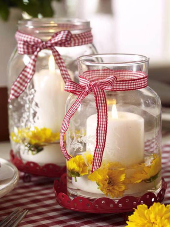 Decorative Candles and Flowers, Cheap Mothers Day Gift Ideas