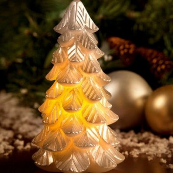 Holiday Decorating Ideas with Christmas Tree Candles