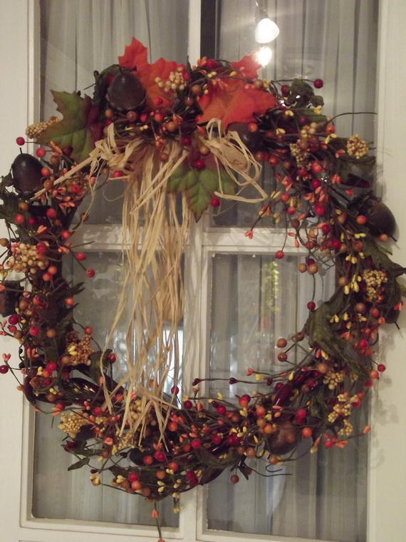 Holiday Door Wreaths, Thanksgiving - family holiday.net/guide to family ...