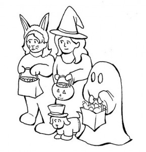 Fun and Spooky Halloween Coloring Pages Costumes