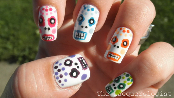 Beautiful 'Day of the Dead' Nail Art Designs - family holiday.net/guide ...
