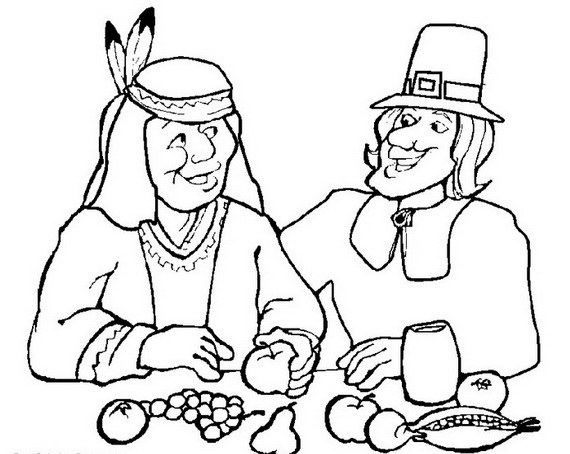 Thanksgiving Coloring Pages for Kids | family holiday