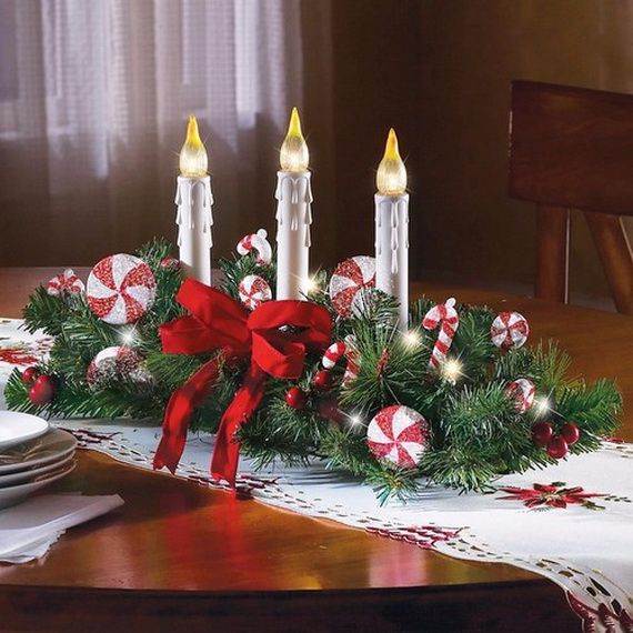 christmas tabletop arrangements