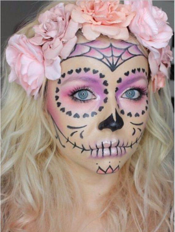 50 Halloween Best Calaveras Makeup Sugar Skull Ideas for Women - family ...