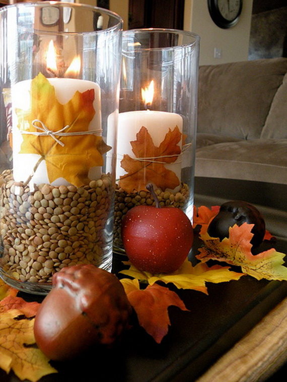 Simple and Easy Thanksgiving Centerpiece Ideas Using Candles | Guide to ...