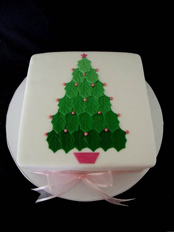 Xmas Square Cake Fondant Ideas - Merry Fondant Friday! | Christmas cake