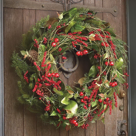 70 Creative Christmas Wreath Decor Ideas - family holiday.net/guide to ...