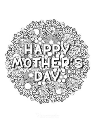 Mother’s Day Coloring Pages for Adults - family holiday.net/guide to ...
